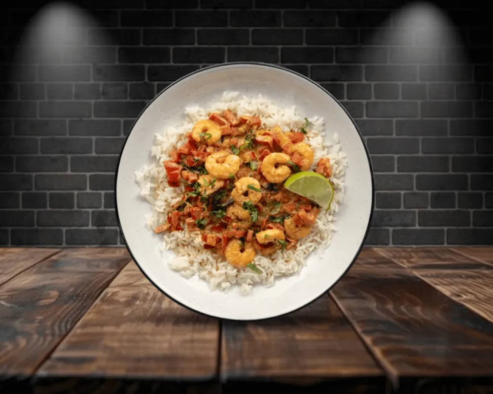 N06 Riz curry crevettes