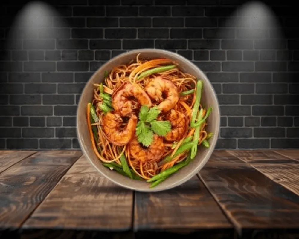 N03 Nouilles sautées aux crevette